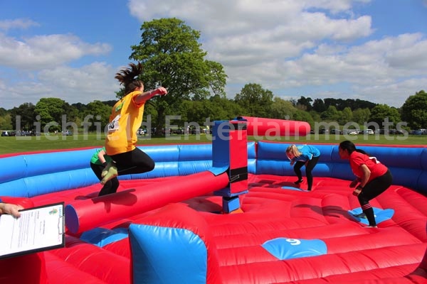 Company sports day games hire - Wipeout games.