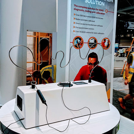 Giant Buzzwire game for exhibition stands