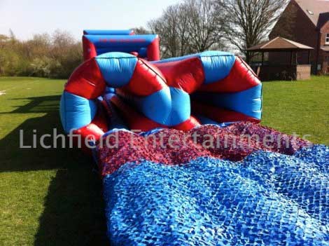 Inflatable Assault Course for adults for hire