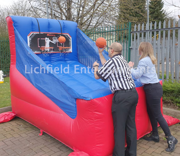 Inflatable Basketball Challenge game for hire