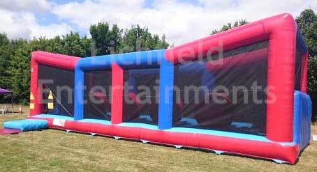 Big Red Balls inflatable for your own last man standing challenge