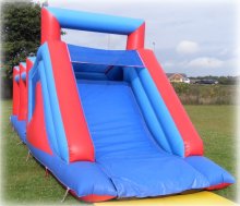 Adults bouncy assault course