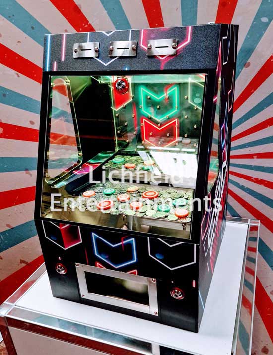 Coin Pusher arcade game hire for exhibition stands