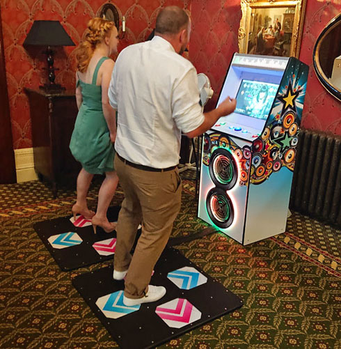 Dance mats machine hire for your conference entertainment UK