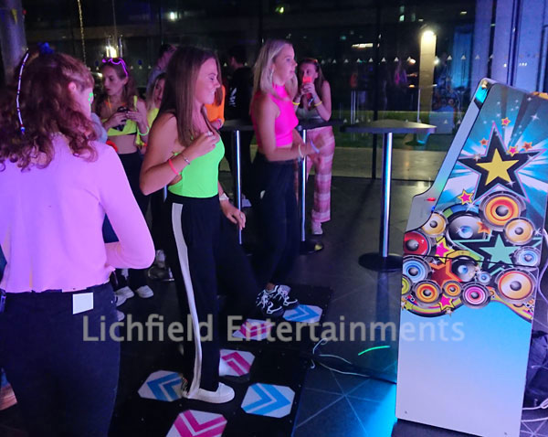 Dance Machine Game For Hire In The Midlands Lichfield