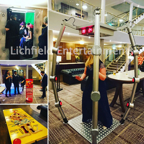 Games hire in the Rotunda Suite at Hinckley Island Hotel from local company LichEnts