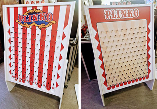Giant Plinko game hire for exhibitions and corporate events