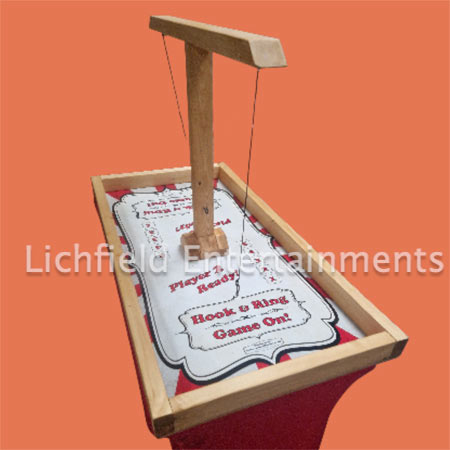 Retro wooden carnival games for weddings and corporate events