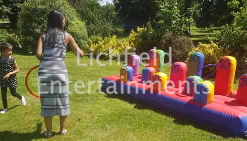 Inflatable Hoopla game for hire