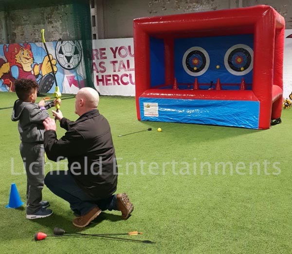 Inflatable Hover Archery hire for corporate events and fun days