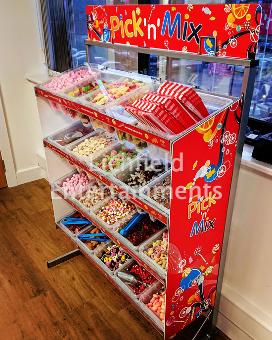 Pick and Mix Stand for hire from Lichfield Entertainments