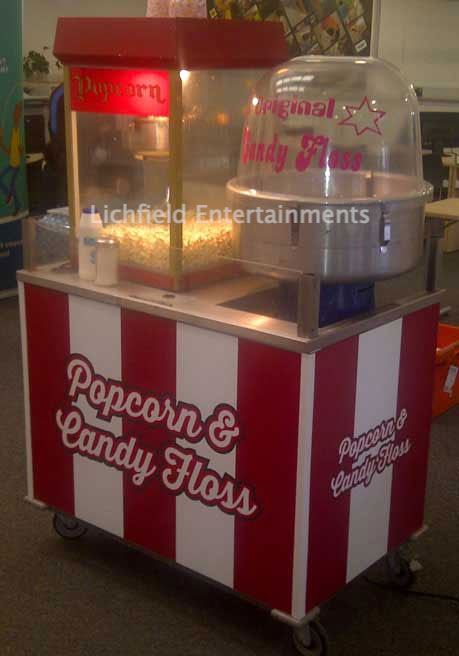 Popcorn and Candy Floss Stall for hire