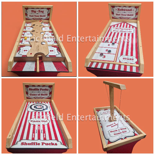 Retro Wooden Games hire for Wedding Receptions.